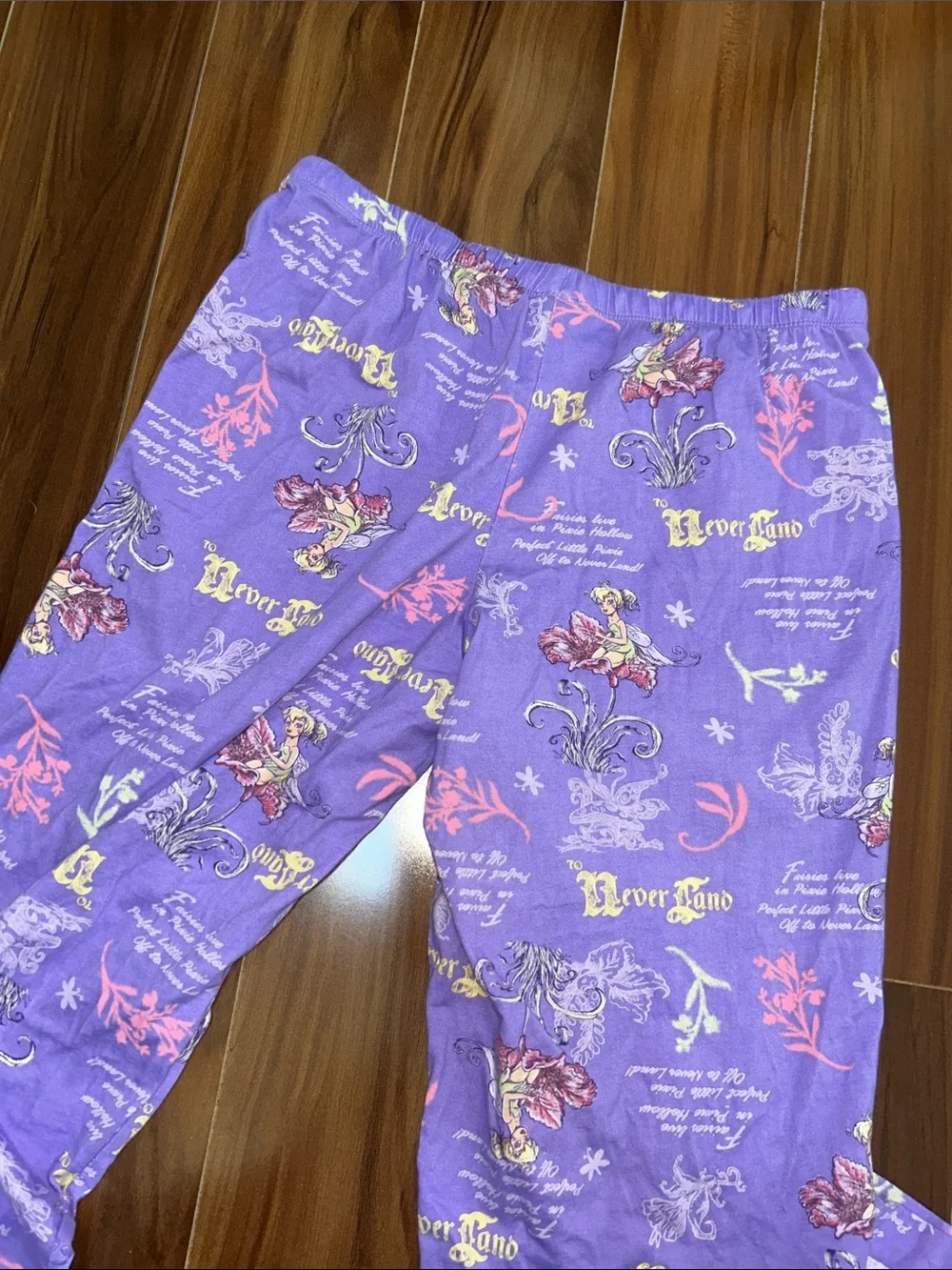 Medium 100% cotton Disney Tinkerbelle Pajama pants - Picture 3 of 3